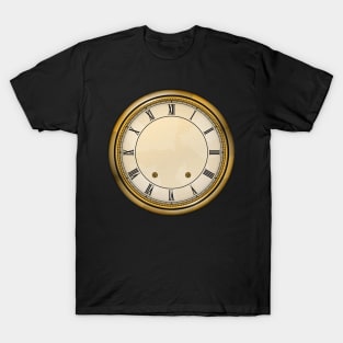 Antique clock with Roman numerals T-Shirt